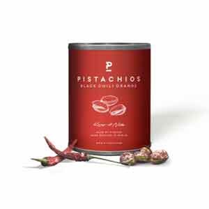 Pistazien Black Chili Orange, 50 g Dose