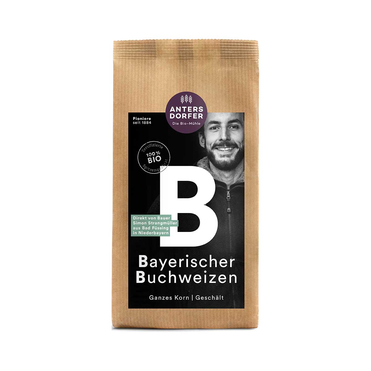 Bayerischer Buchweizen – lose hellbraune Körner