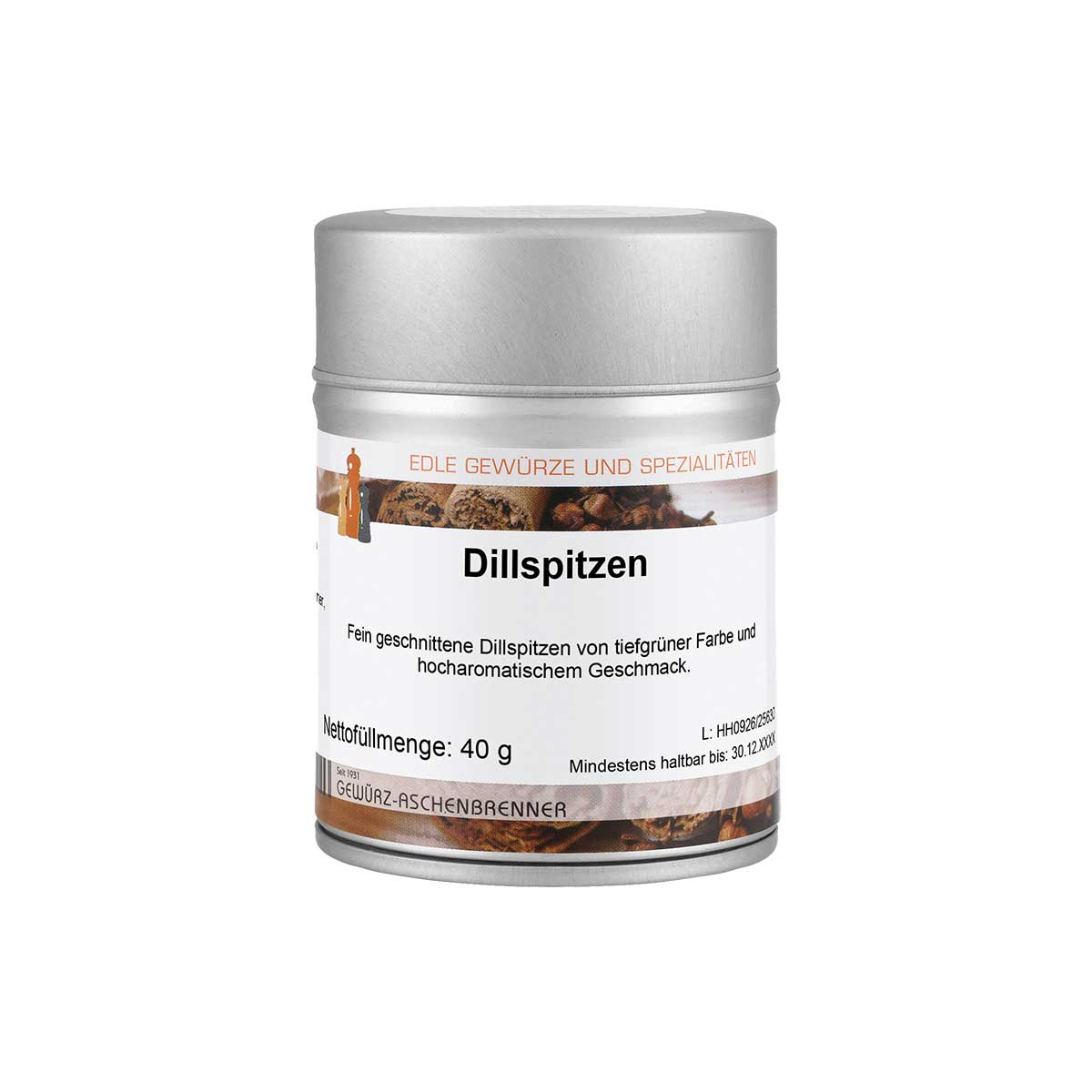 Dillspitzen 40g Dose, getrockneter Dill
